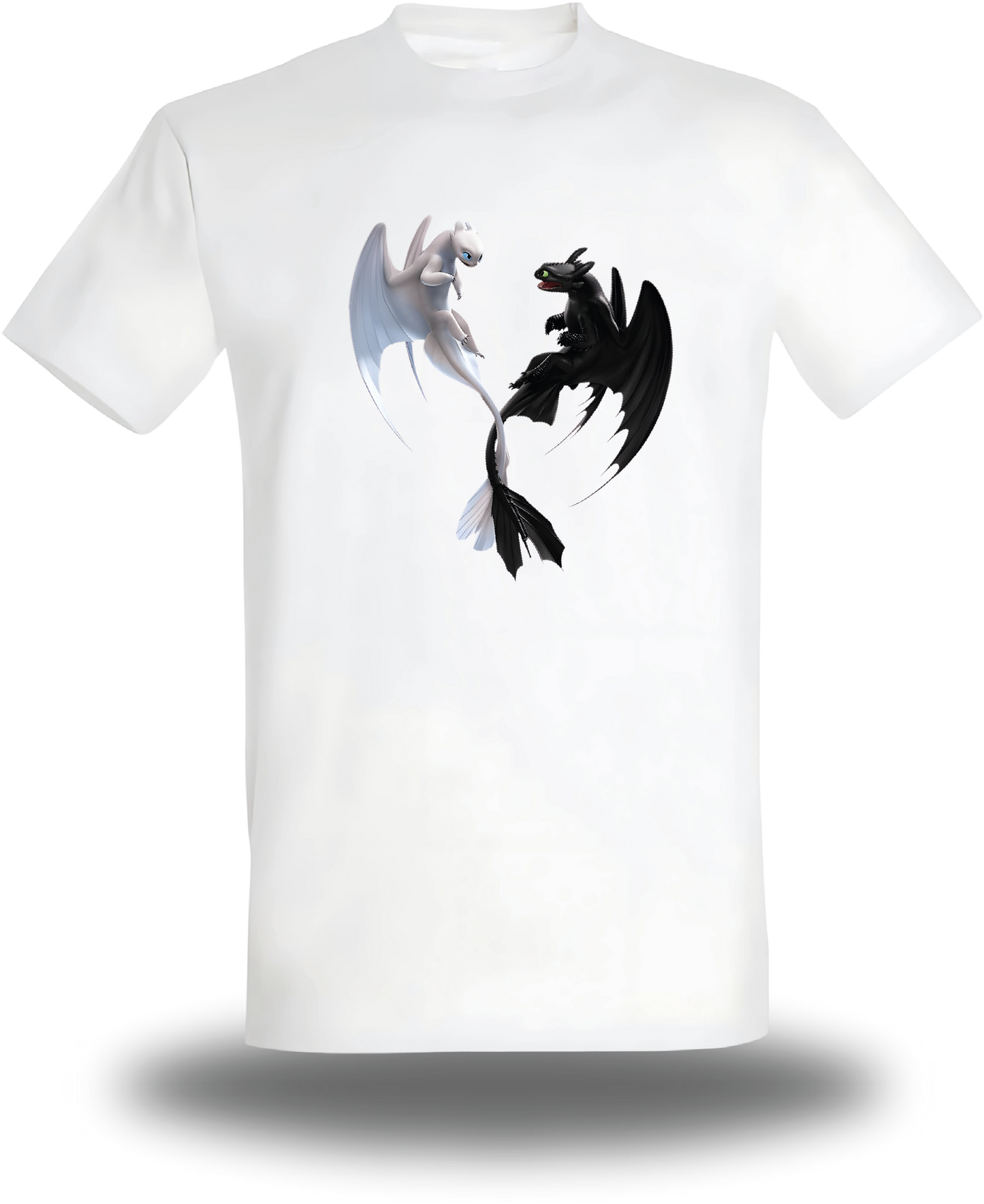 T-Shirt Dragon 3 Krokmou et Furie Éclair