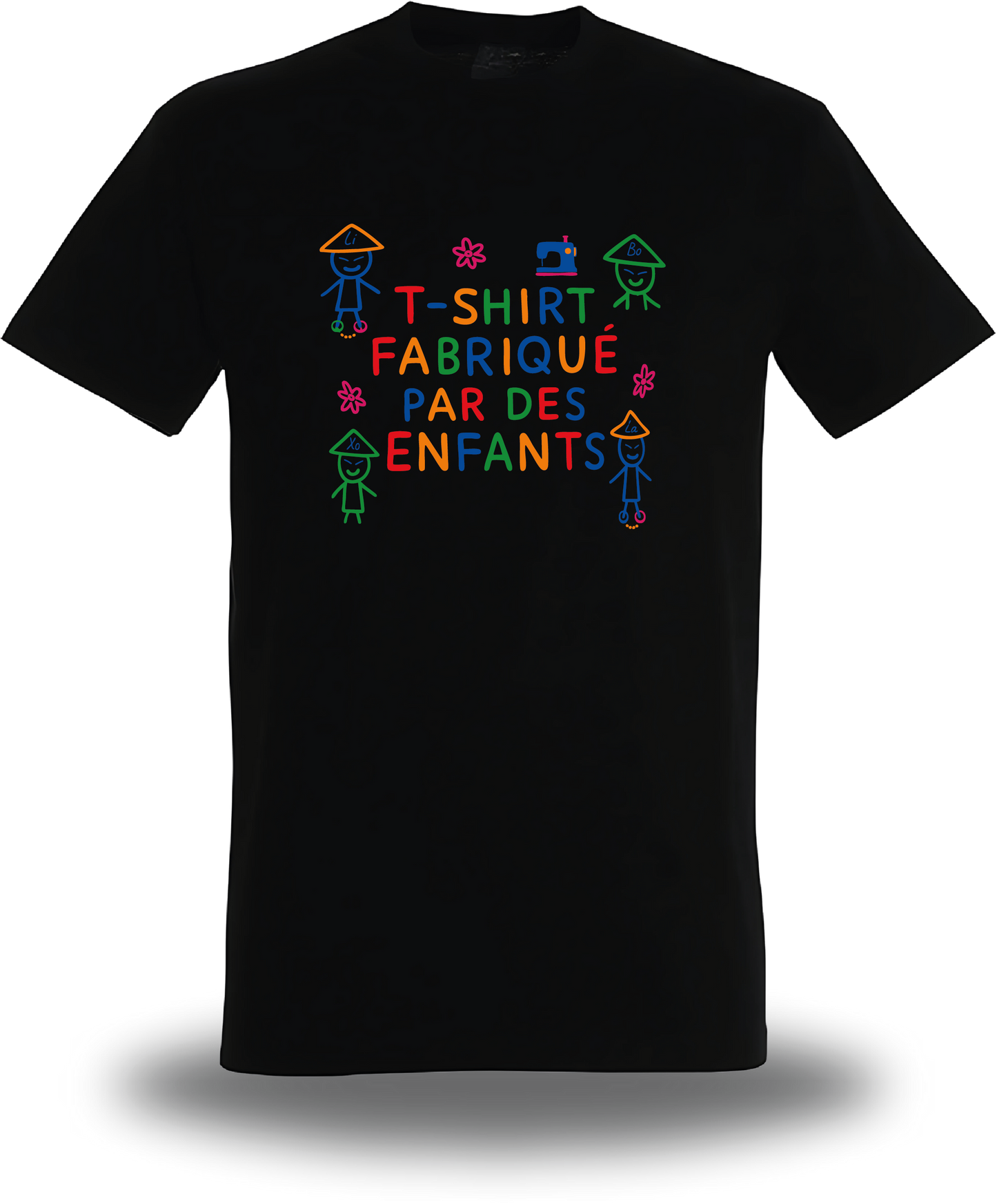 T-shirt Fabriqué par des Enfants Humour