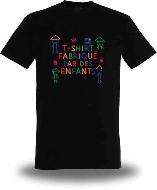 T-shirt Fabriqué par des Enfants Humour