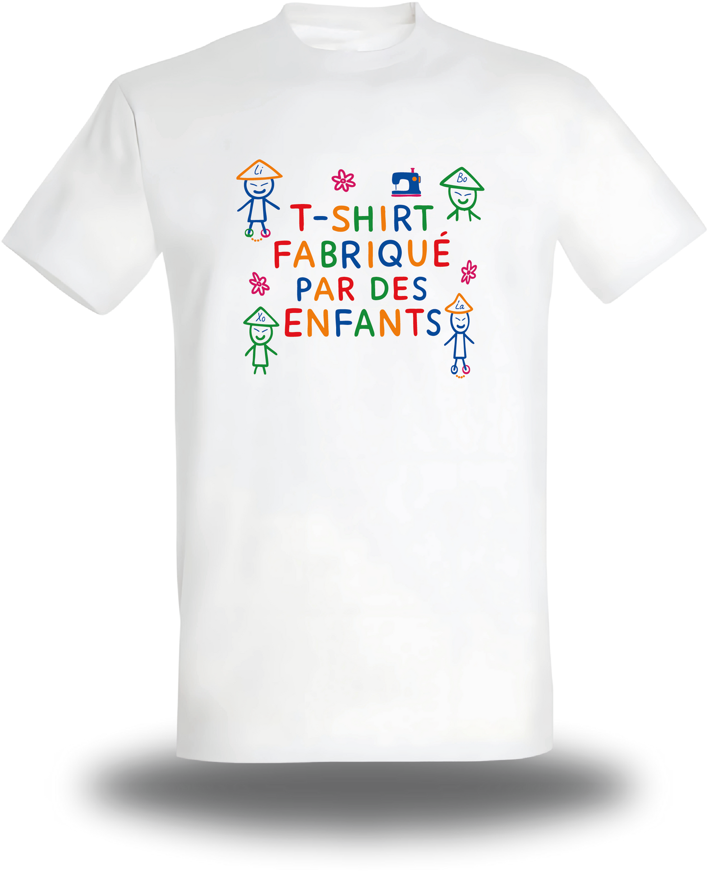 T-shirt Fabriqué par des Enfants Humour