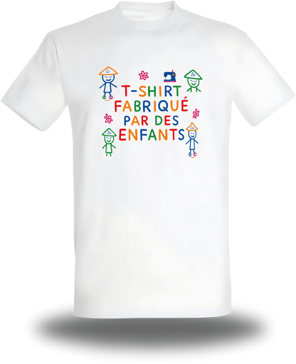T-shirt Fabriqué par des Enfants Humour