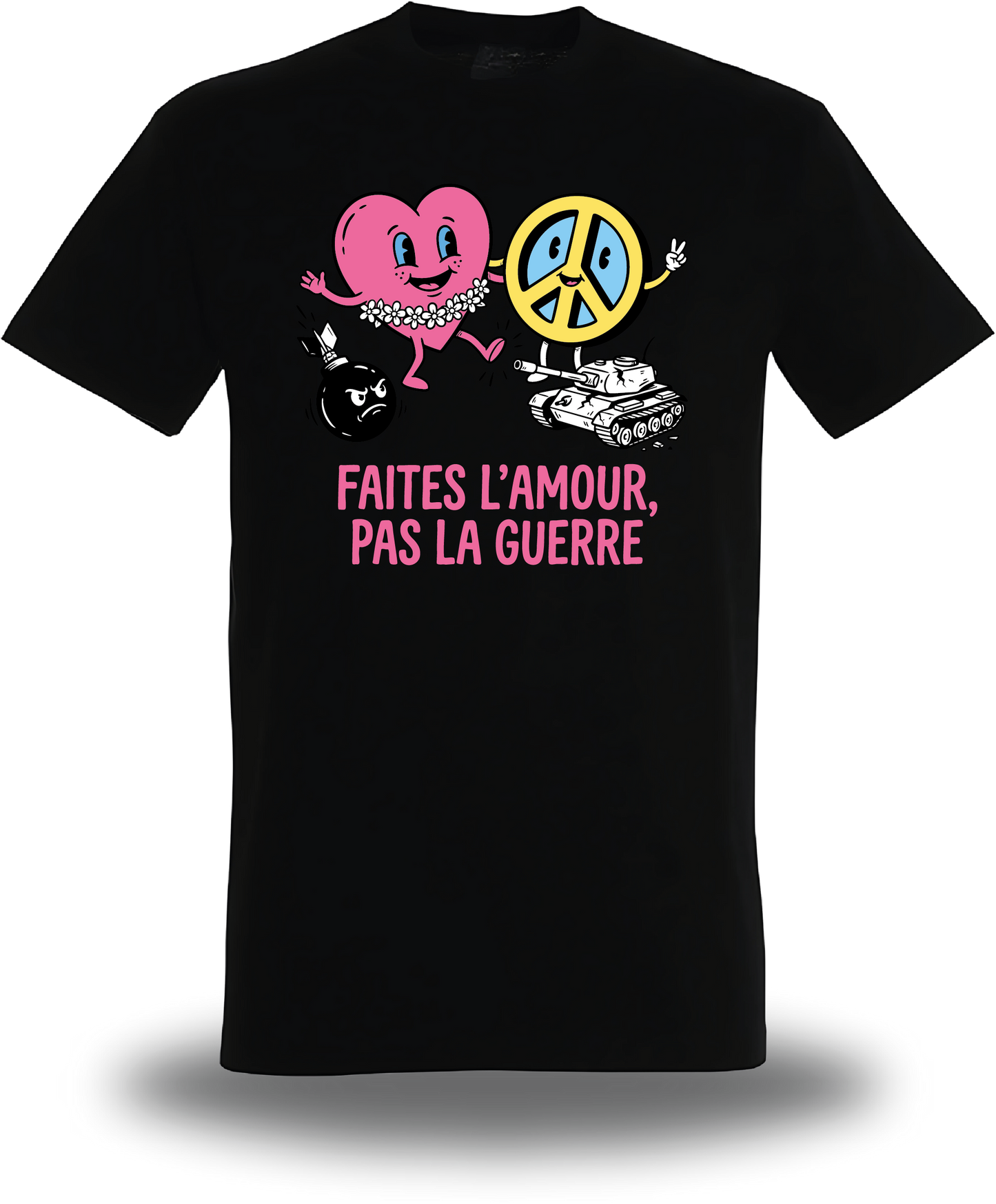 T-shirt Faites l'Amour pas la Guerre