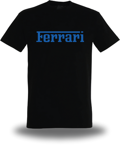 T-Shirt Ferrari Bleu
