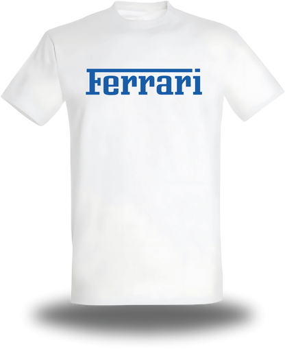 T-Shirt Ferrari Bleu