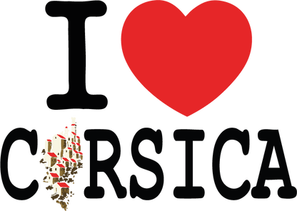 T-Shirt I Love Corsica