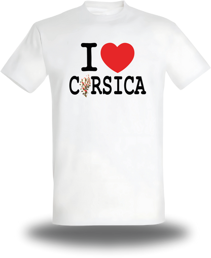 T-Shirt I Love Corsica