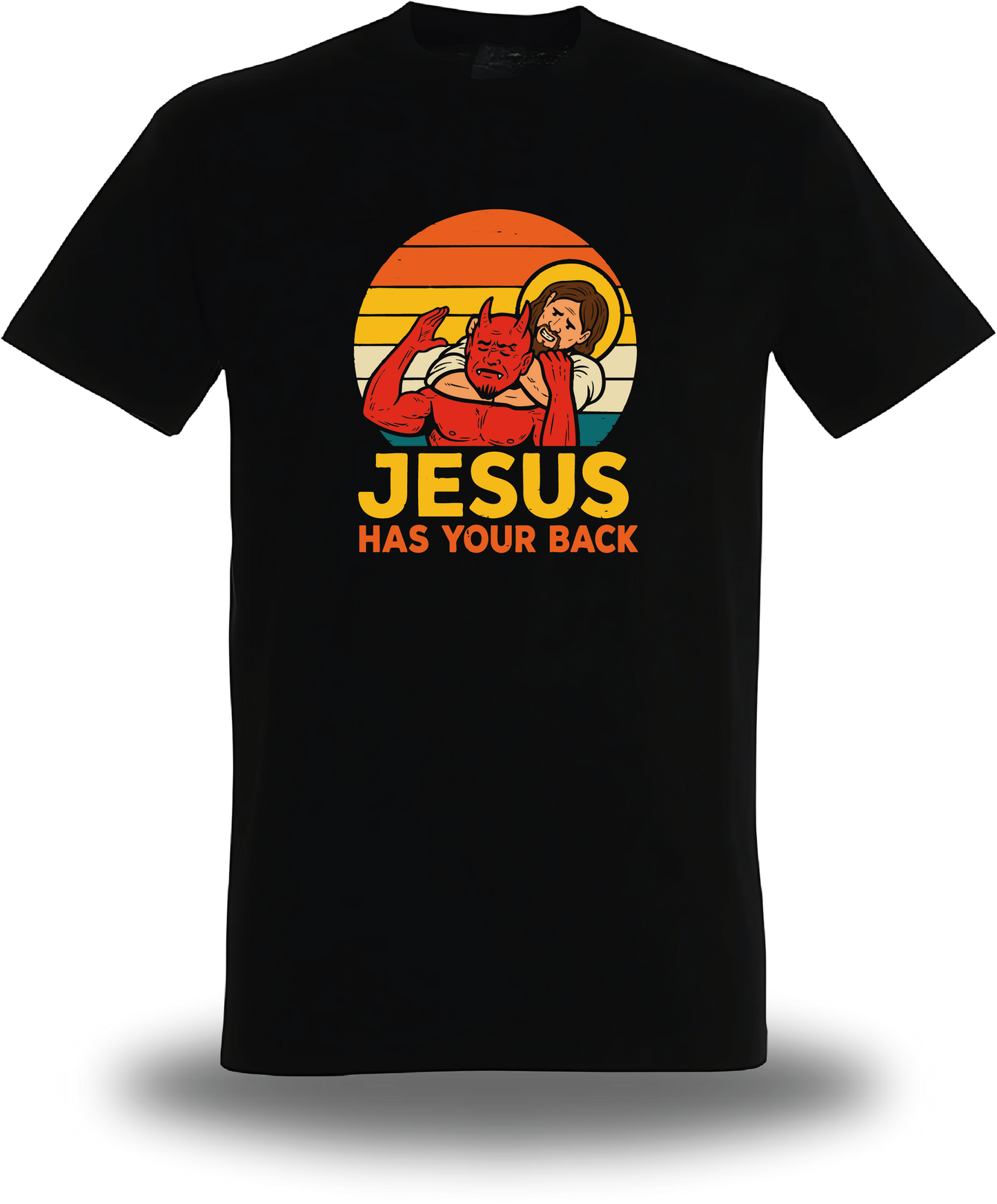 T-shirt Jesus has your back