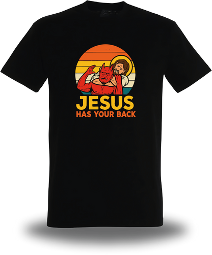T-shirt Jesus has your back