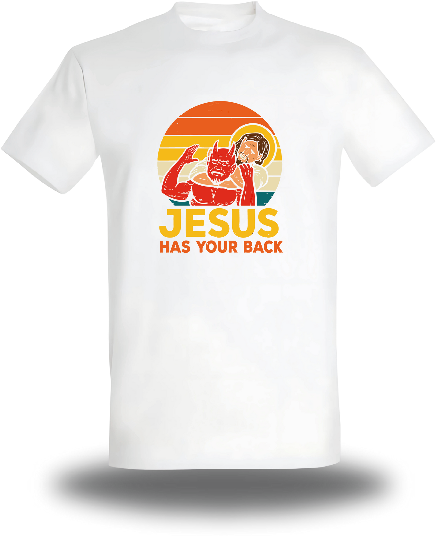 T-shirt Jesus has your back
