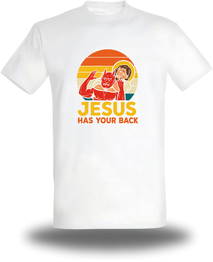 T-shirt Jesus has your back