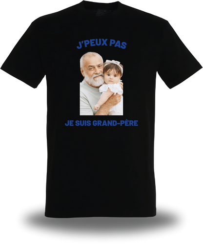 T-Shirt Grand-Père personnalisé - J'peux pas je suis grand-père