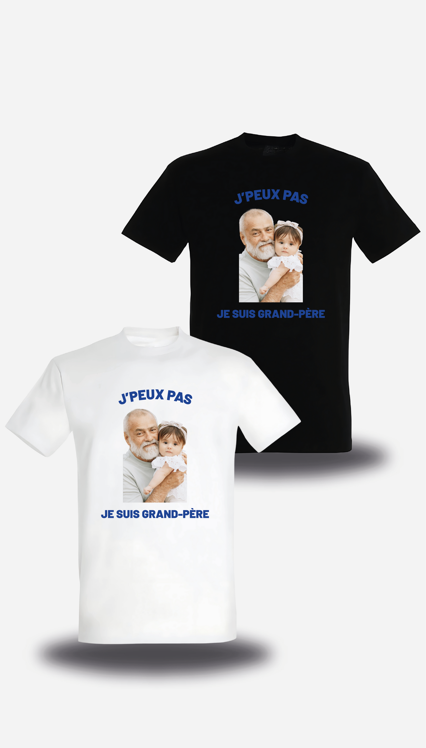 T-Shirt Grand-Père personnalisé - J'peux pas je suis grand-père