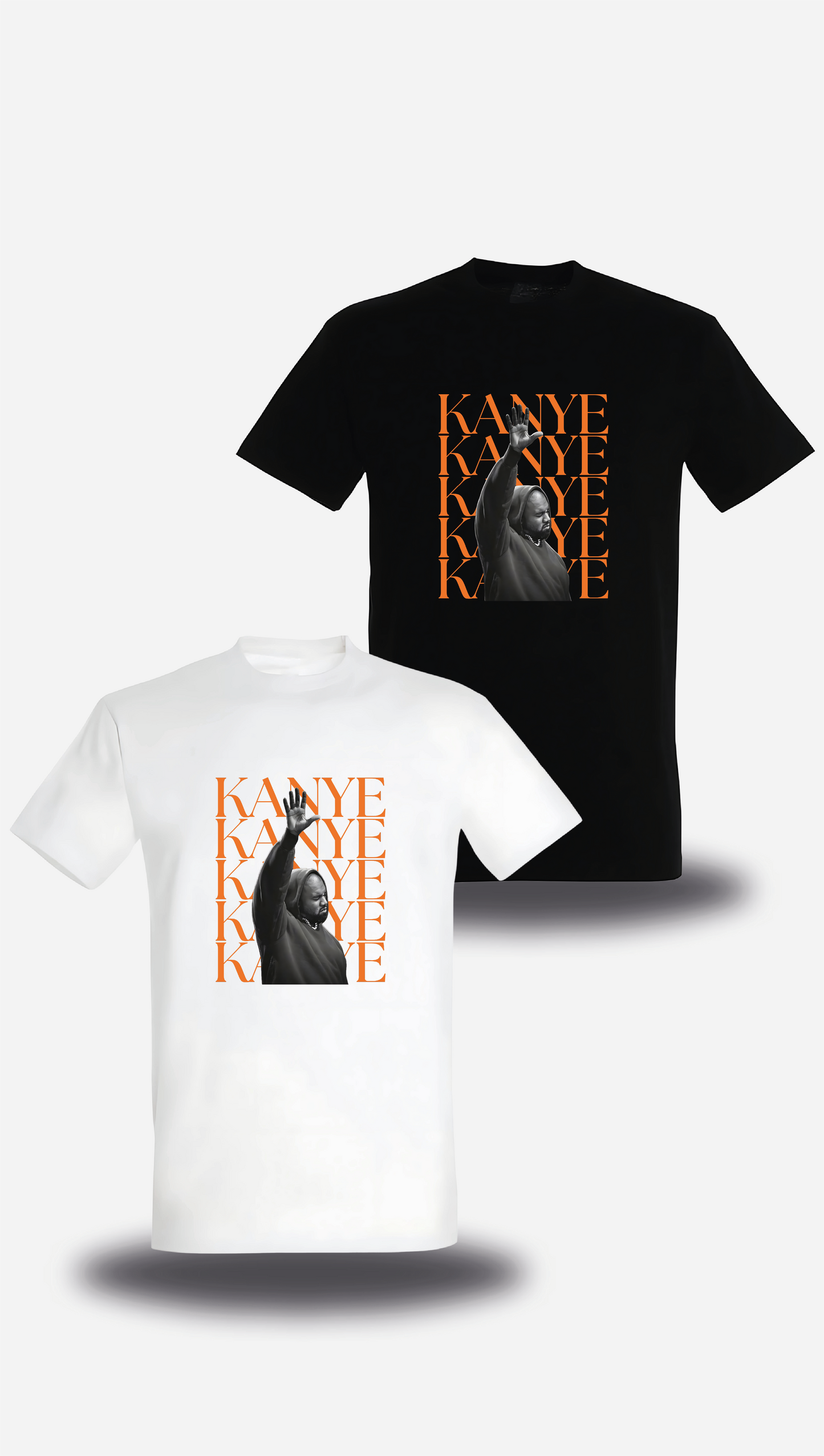 T-Shirt Kanye West - Concert Orange Vélodrome