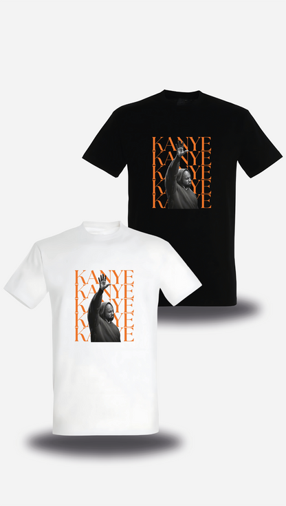 T-Shirt Kanye West - Concert Orange Vélodrome