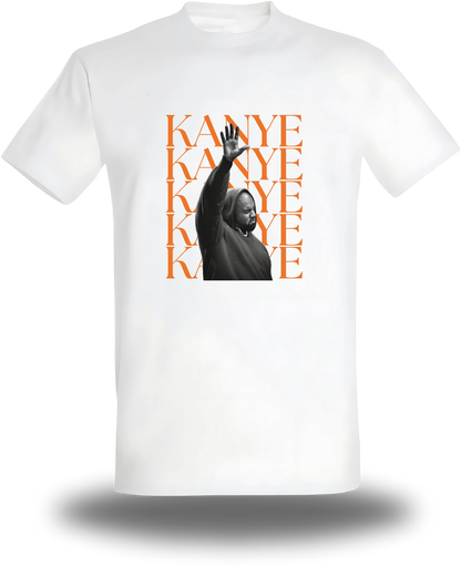 T-Shirt Kanye West - Concert Orange Vélodrome
