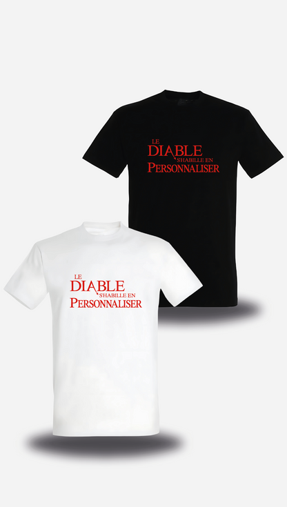 T-shirt Le Diable s'habille en Prada personnalisable