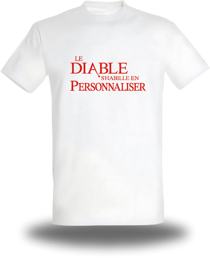 T-shirt Le Diable s'habille en Prada personnalisable