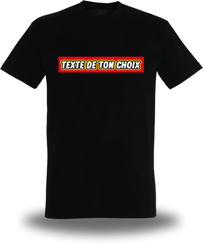 T-Shirt Lego personnalisable texte