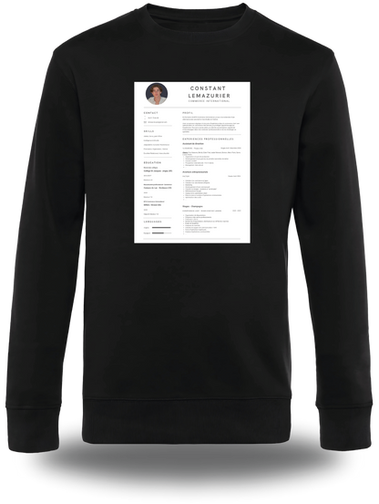 T-Shirt CV personnalisé - Cherche 1 Alternance