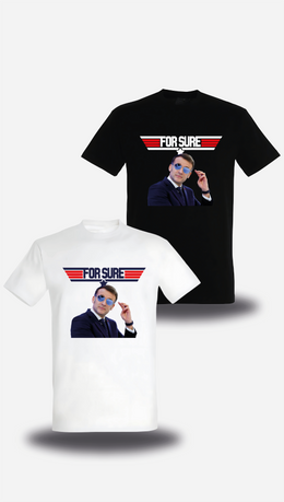 T-Shirt Macron - For Sure