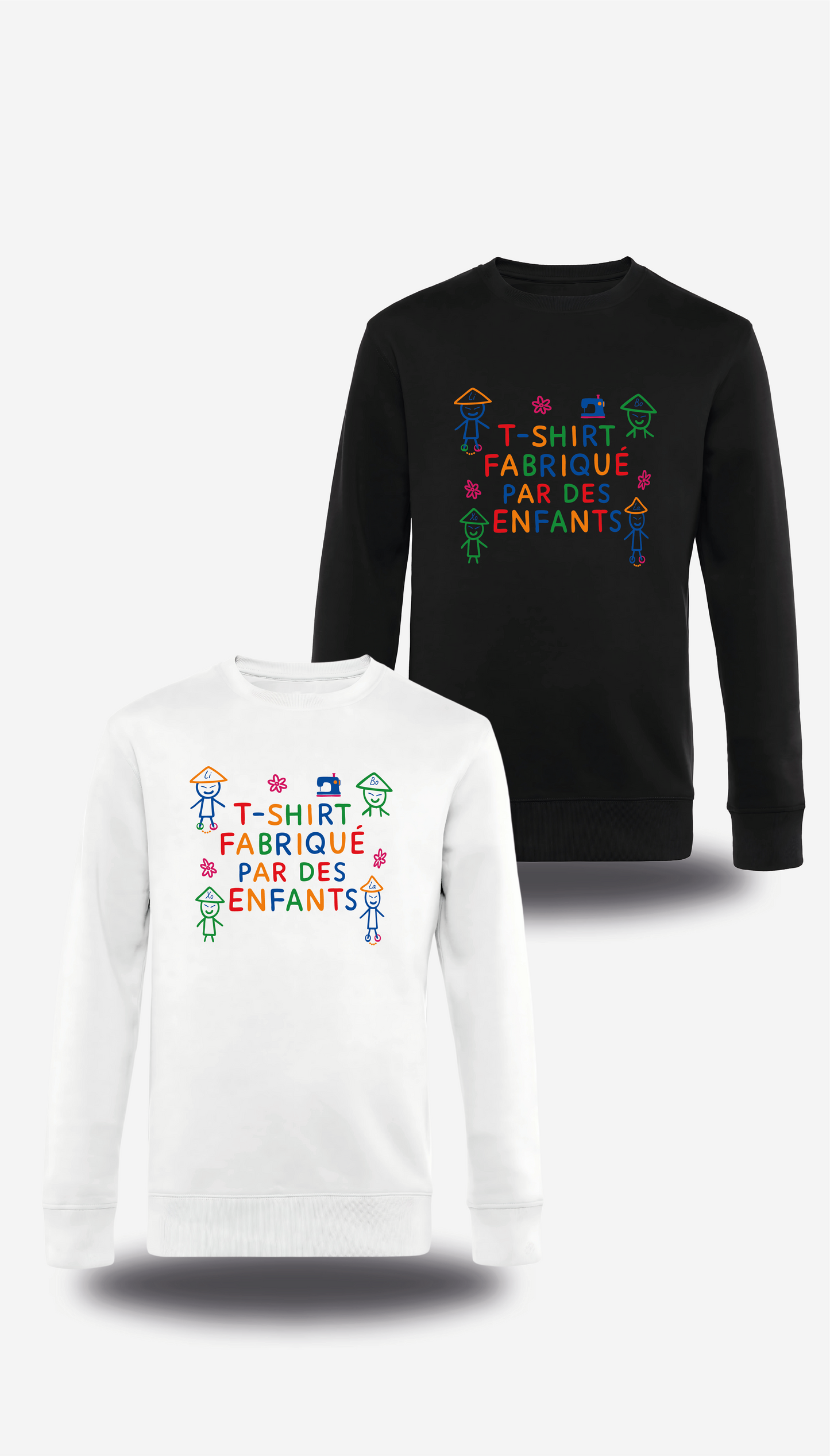 T-shirt Fabriqué par des Enfants Humour