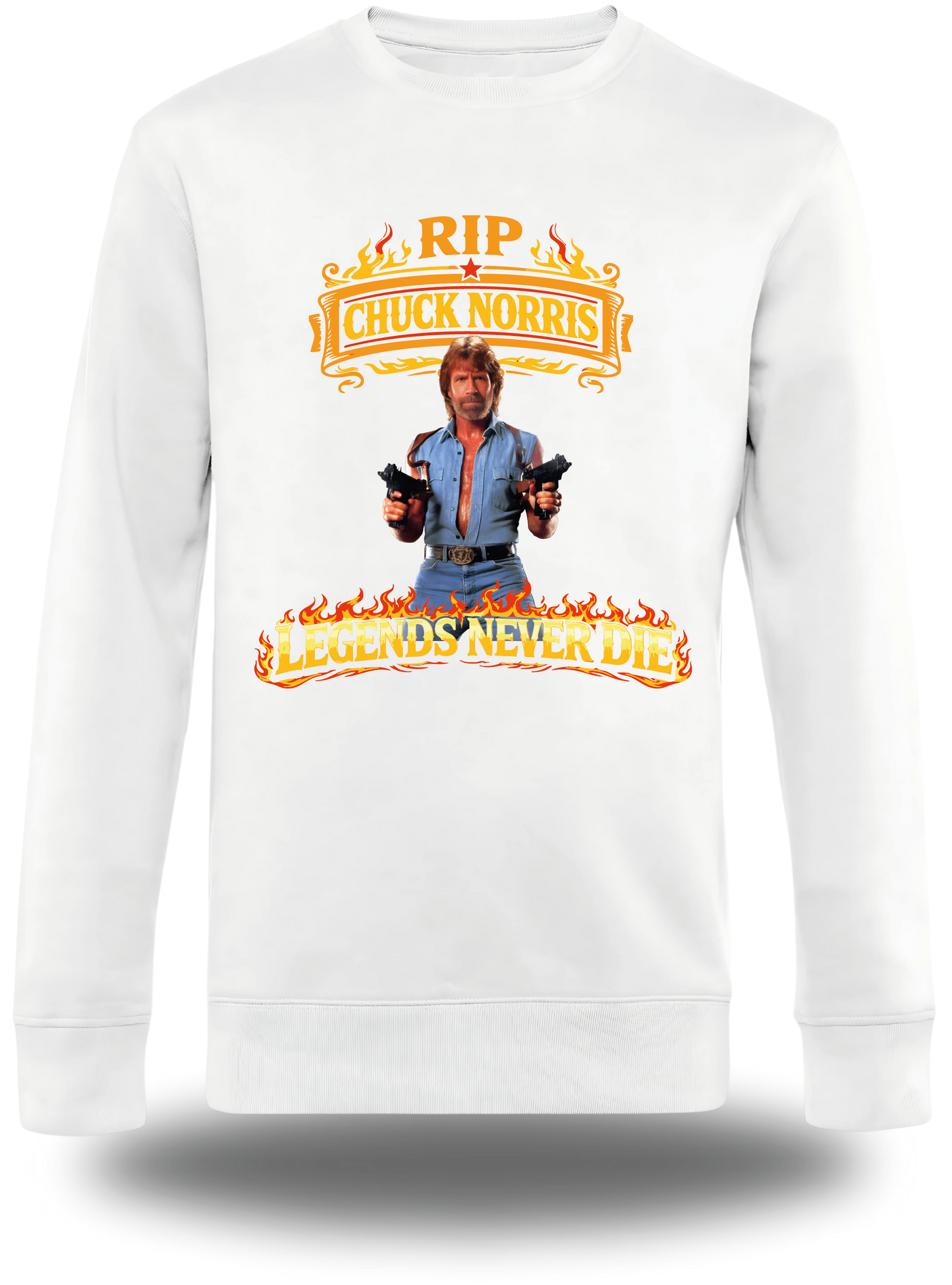 T-Shirt Chuck Norris RIP - Legends Never Die
