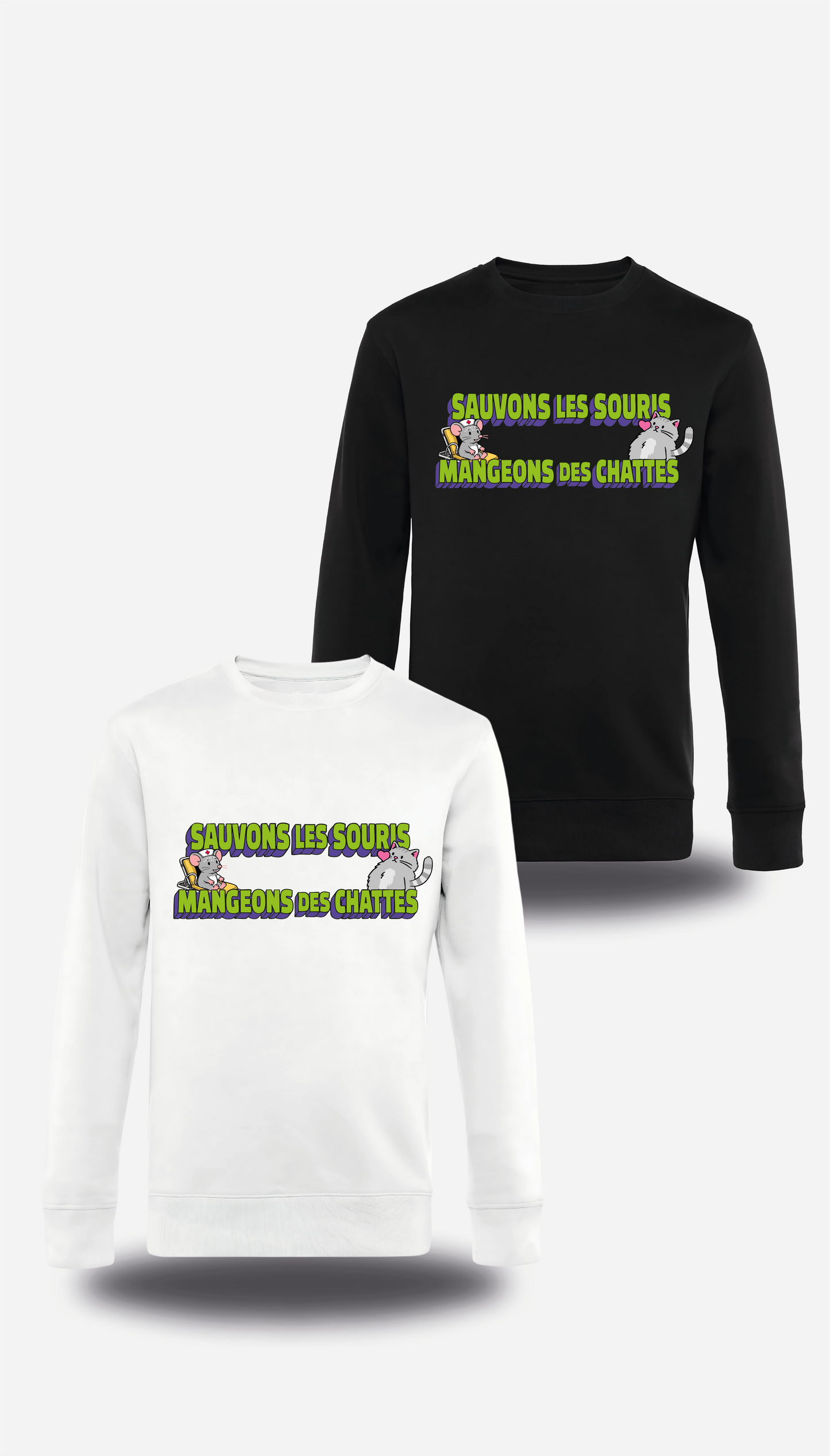 T-shirt Sauvons les Souris, Mangeons des Chattes