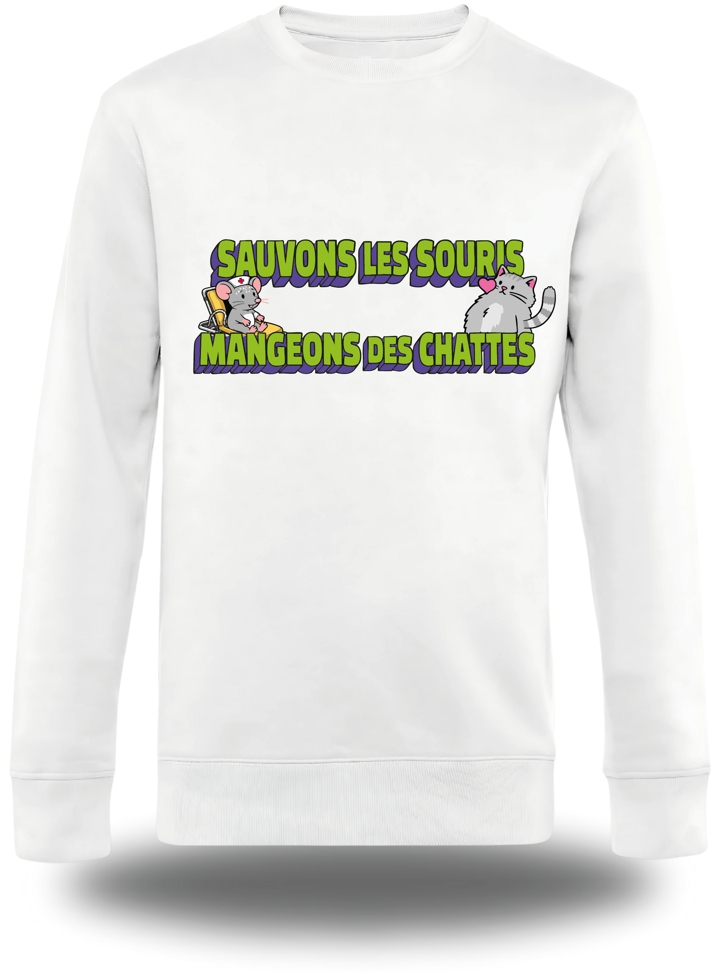 T-shirt Sauvons les Souris, Mangeons des Chattes
