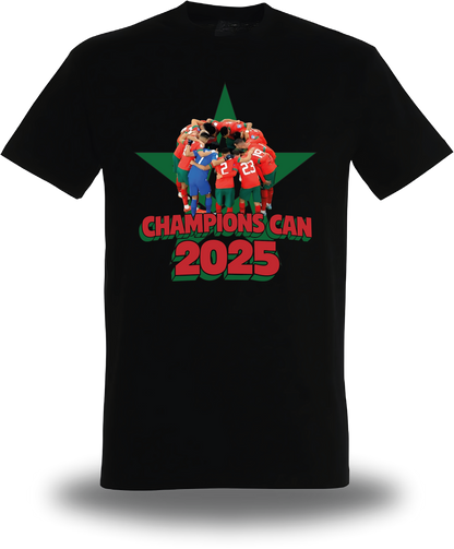 T-shirt Maroc Champions de la CAN 2025