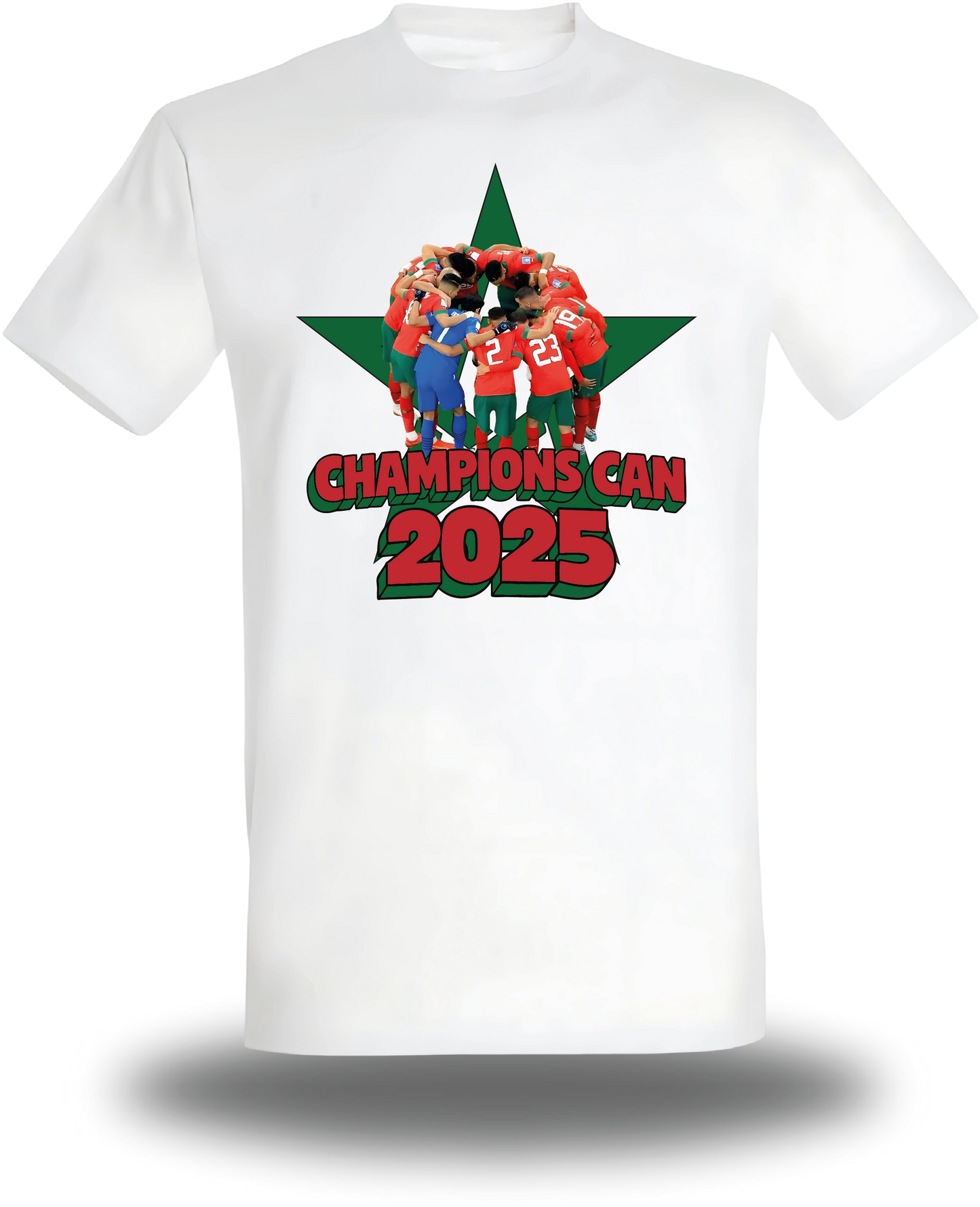 T-shirt Maroc Champions de la CAN 2025