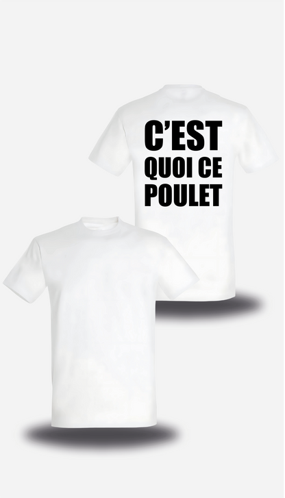 T-Shirt Mister V - C'est quoi ce poulet