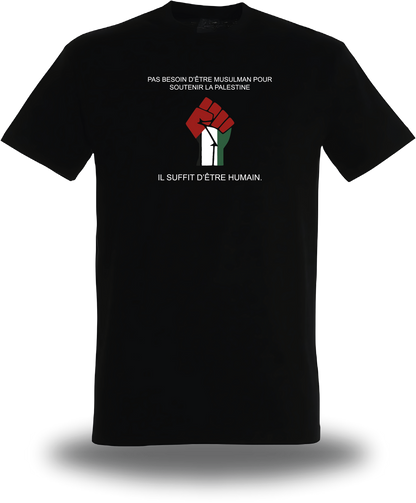 T-Shirt Palestine Il suffit d'être humain