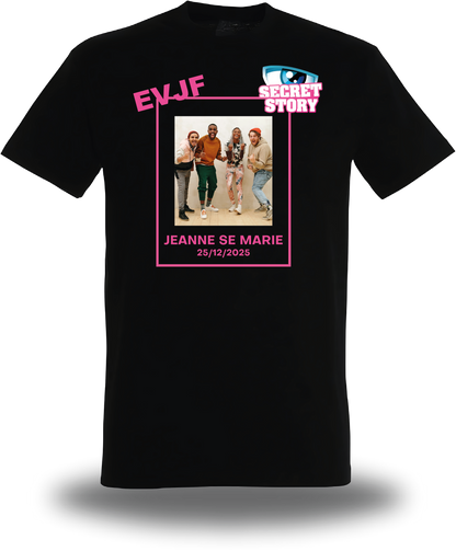 T-Shirt EVJF personnalisé Secret-Story