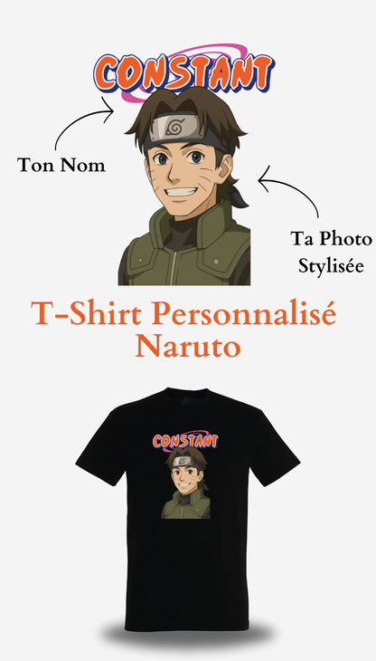 T-Shirt Naruto personnalise