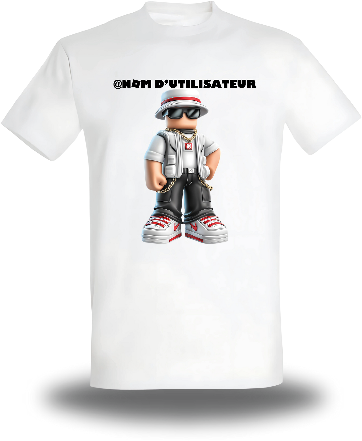 T-Shirt Roblox personnalisable Skin