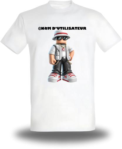 T-Shirt Roblox personnalisable Skin