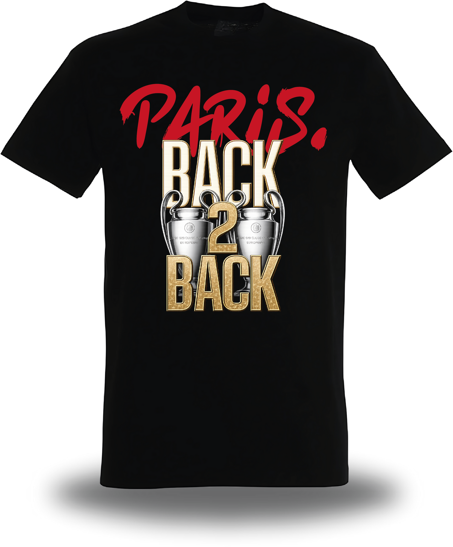 T-shirt PSG Back 2 Back Champions d'Europe