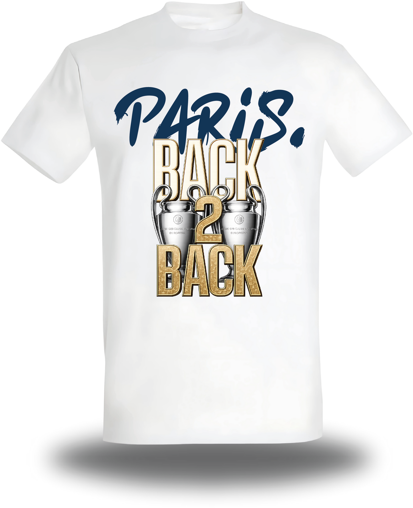 T-shirt PSG Back 2 Back Champions d'Europe