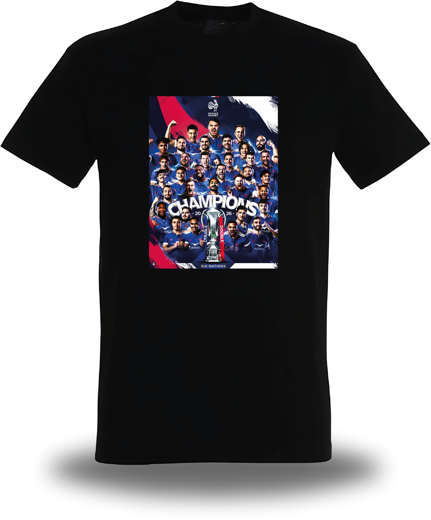 T-Shirt Rugby France Champions des 6 nations