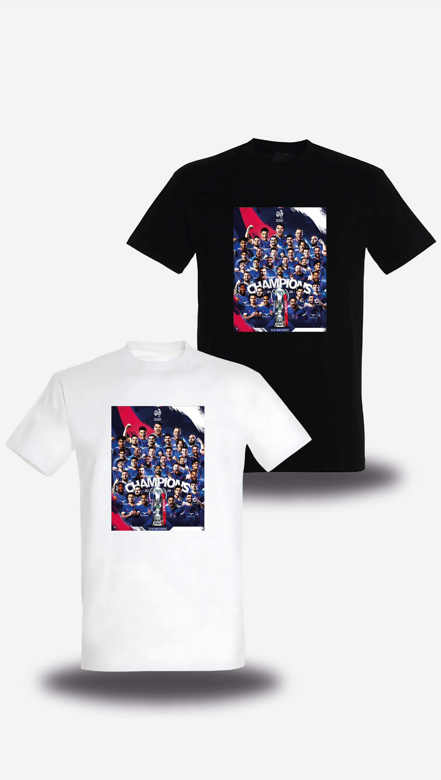 T-Shirt Rugby France Champions des 6 nations