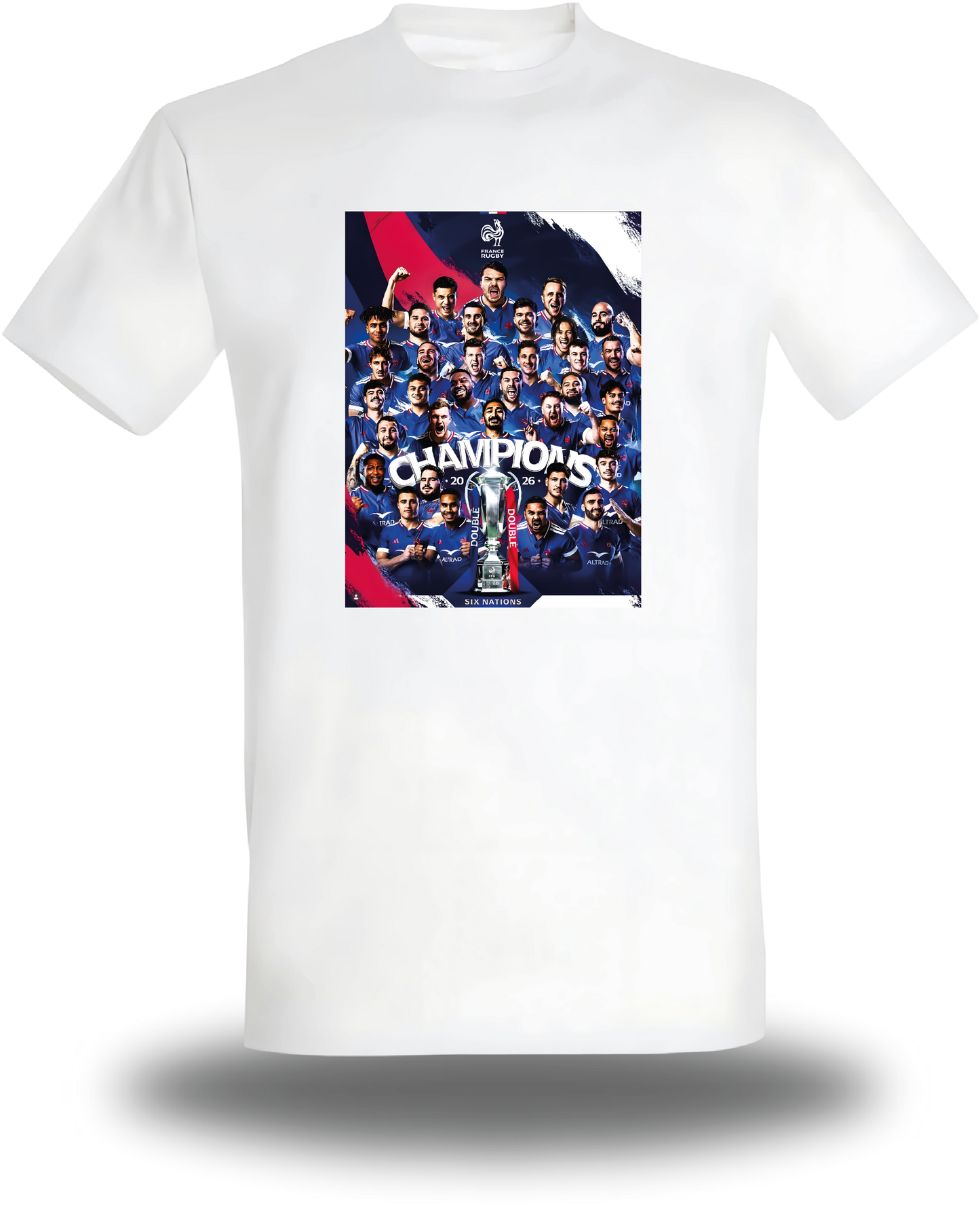T-Shirt Rugby France Champions des 6 nations