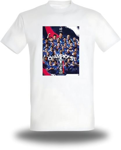 T-Shirt Rugby France Champions des 6 nations