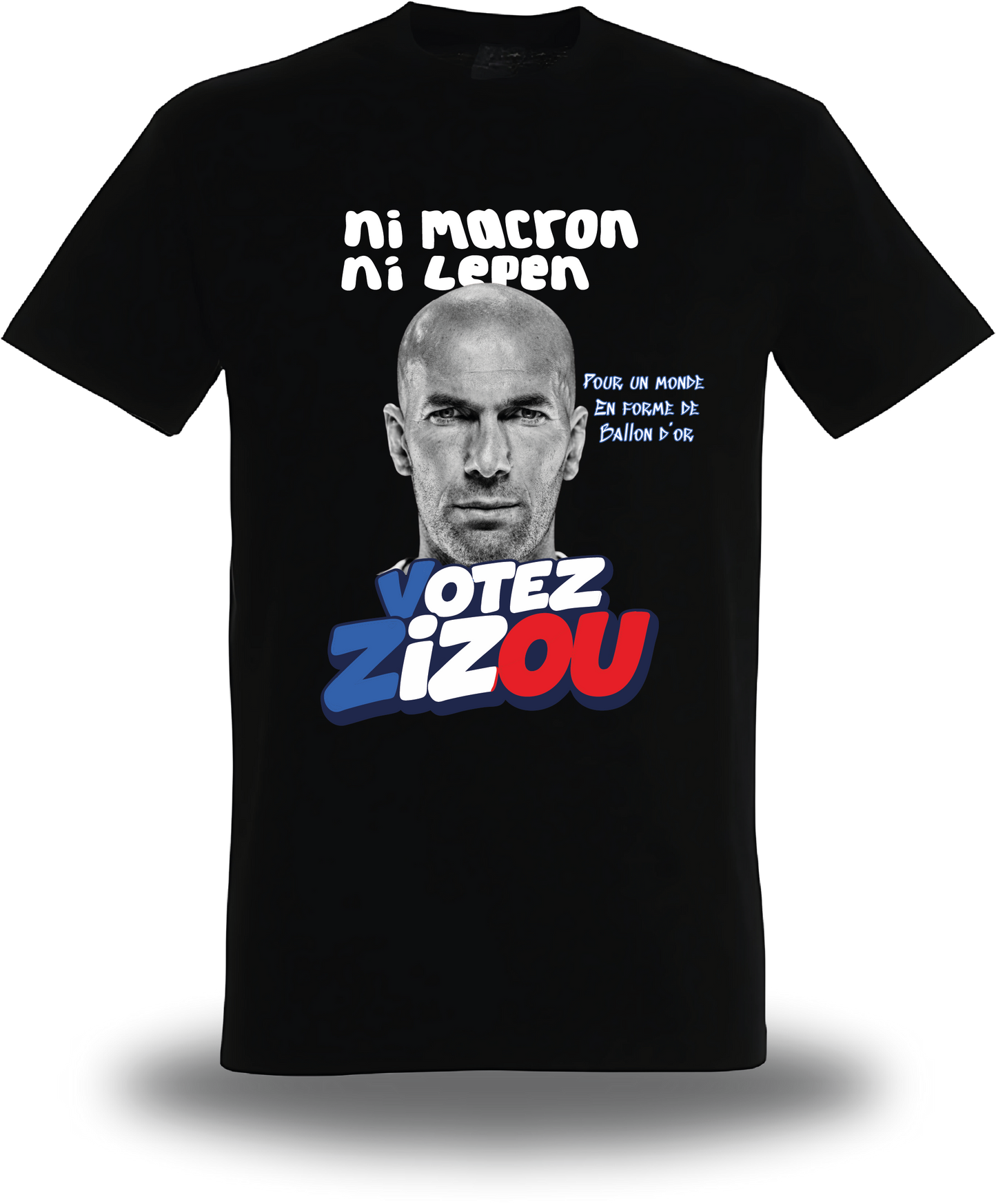 T-shirt Zidane 2026 - Votez Zizou