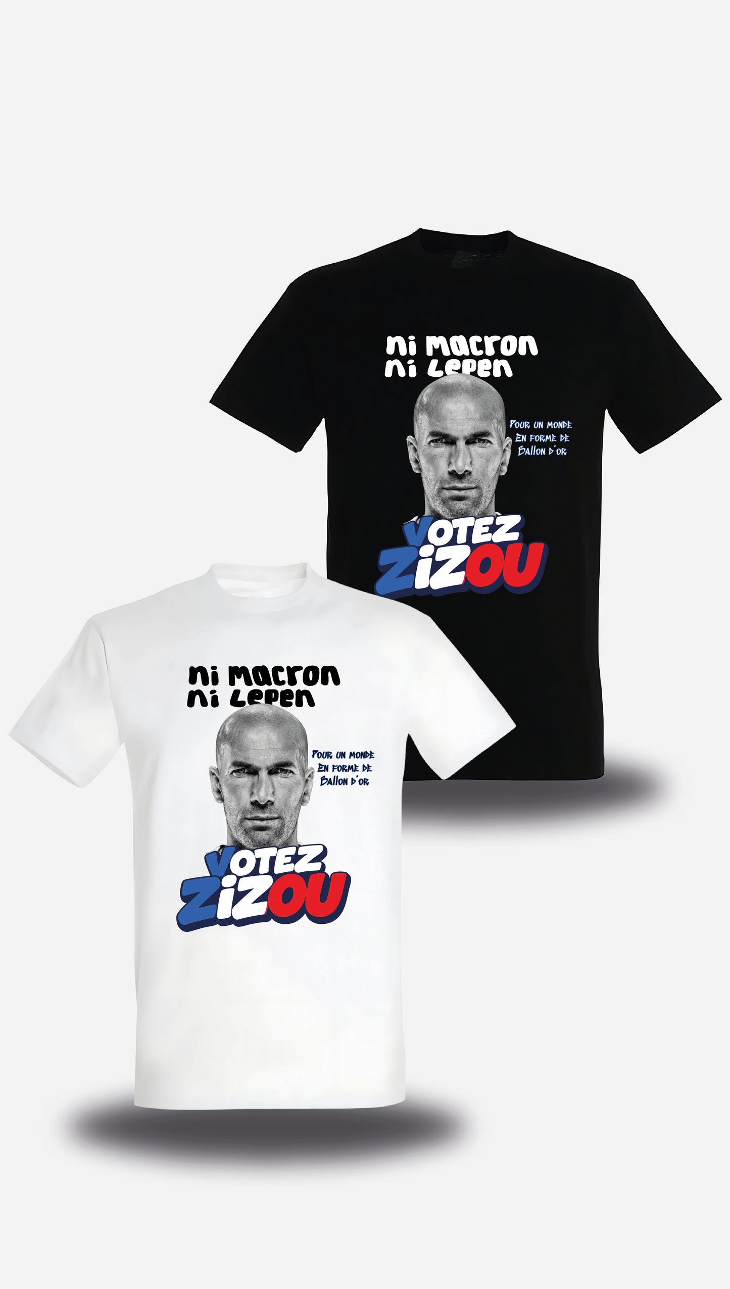 T-shirt Zidane 2026 - Votez Zizou