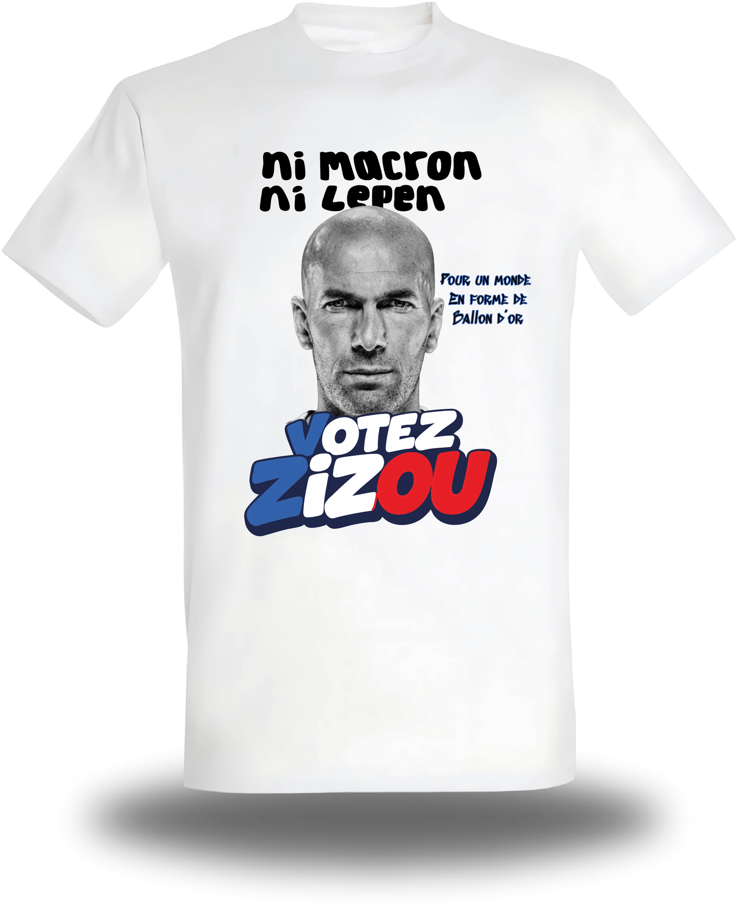 T-shirt Zidane 2026 - Votez Zizou