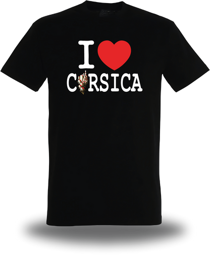 T-Shirt I Love Corsica