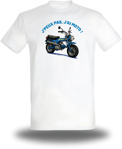 T-Shirt J'peux pas, j'ai moto personnalisé