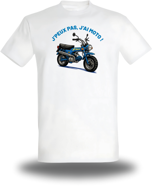 T-Shirt J'peux pas, j'ai moto personnalisé