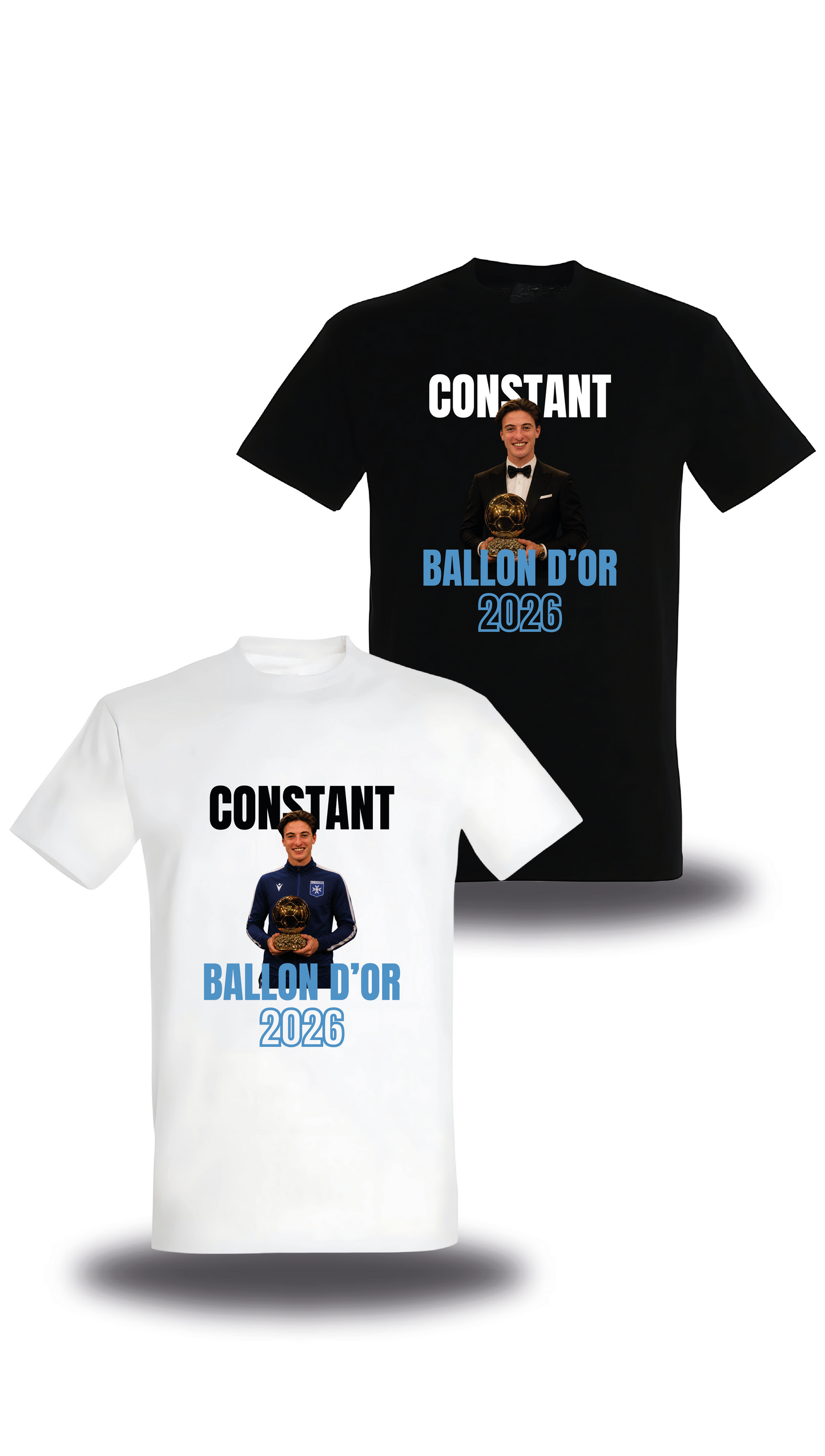 T-shirt Ballon d'Or personnalisable