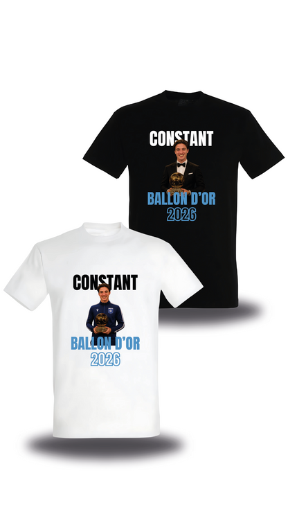 T-shirt Ballon d'Or personnalisable